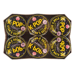 OTOKI K-POP Star’s Secret Cup Noodles Beef Udon Flavor, 120 Calories, Low-Calorie Instant Ramen, Non-Fried Mung Bean & Potato Noodle Soup, 6 Pack, 38.1g Cups