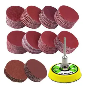 2 Inch 50mm Sanding Disc, Grinding and Polishing Sandpaper Kit, Pad 60-2000 Grit Abrasive Polishing Pad Kit For Dremel Rotary Tool