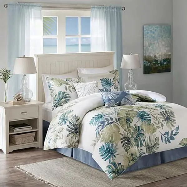 Harbor House Lorelai Cotton Printed 6-Piece Comforter Set - Queen