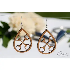 Snaffle Bit Equestrian Horse Earrings