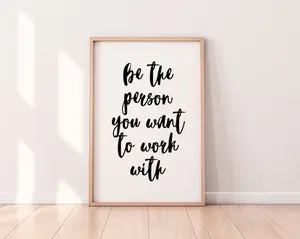 Office Decor Women Leadership Quote Inspirational Wall Art Motivational Quote Teamwork Office Wall Decor Mentor Gift Boss Female Office Wall