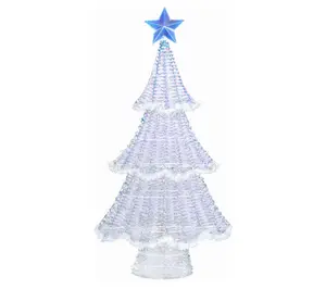 Fraser Hill Farm 5' Pre-Lit Iridescent Christmas Tree Decor