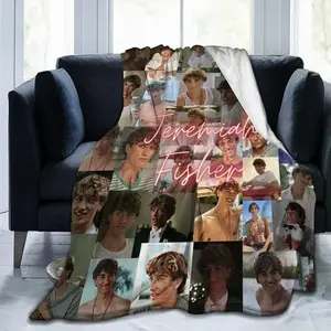 Jeremiah Fisher Blanket The Summer i Turned Pretty Throw Blanket Flannel Super Soft for All Seasons Blankets Throw Blanket Birthday Anniversary Holiday Christmas Halloween
