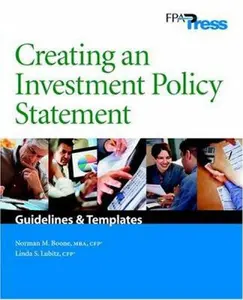 USED-Creating an Investment Policy Statement by Boone, Norman M. (Paperback)