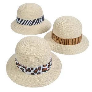 Adult’s Pith Helmets with Animal Print Band - 12 Pc.