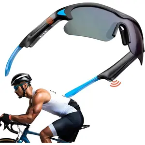 Multi-  AI  Glasses ChatGPT 7H Run Speakers Mic 50 Lang 99% Accuracy IPX4 Athletes Cycling Sunglasses UV Anti-Blue Light Noise Reduction Android  Voice Assistant & TouchCtrl