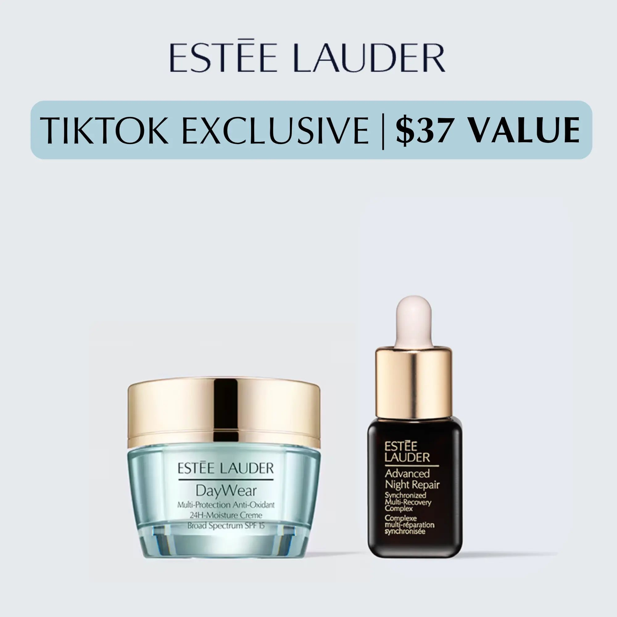 Renew + Hydrate - Repair Serum + Moisturizer Mini Skincare Set | Estée Lauder