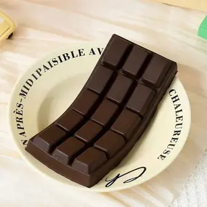 Realistic Chocolate Candy Stress Relief Tool, Fun Squeeze Toy for Entertainment and Relaxation, Office Desk Decoration Gift