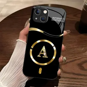 Suitable for [iPhone 15] high-end MagSafe phone case🥰，Choose from any of the 26 letters， Features a premium, minimalist design; drop-resistant and fingerprint-proof. YM99