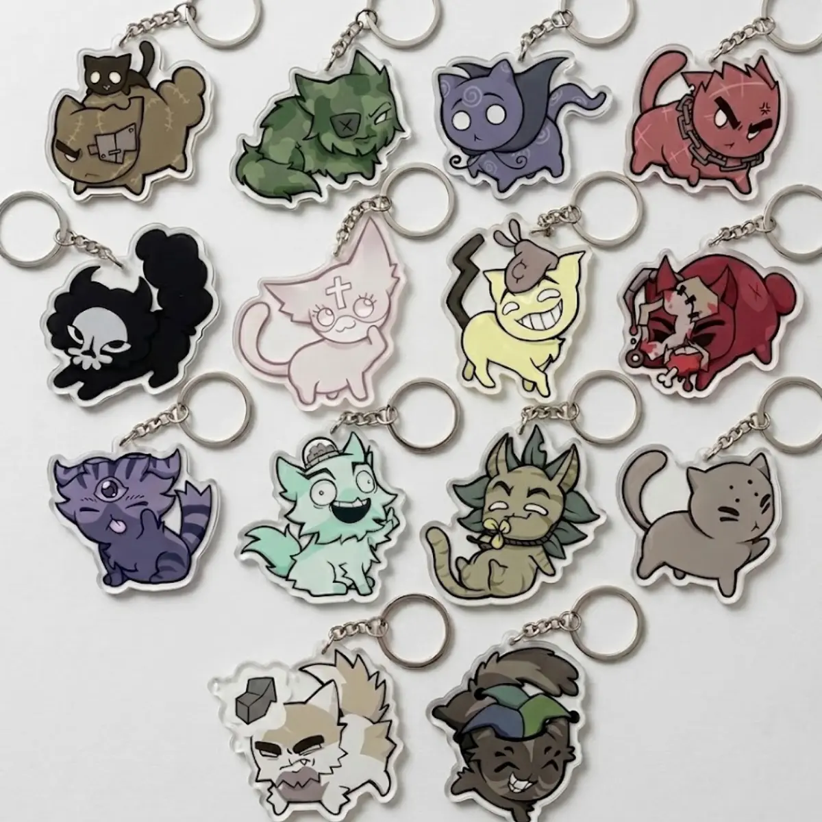 MEWGENICS Class Mini Boss KEYCHAINS MEWGENICS Class Mini Boss KEYCHAINS