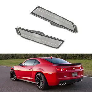 2PCS Clear Lens Rear Side Marker Signal Lights Kit For 2010-2015 Chevy Camaro, Replace OEM# 92195248 92246253 9224-6252 & 9224-6253
