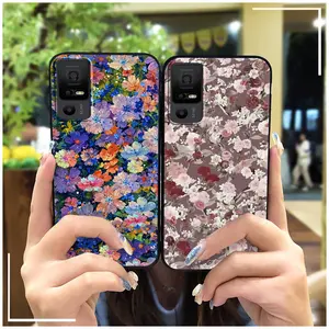 Anti-dust Back Cover Phone Case For TCL 40XE 5G/40X 5G/40NxtPaper 5G Cartoon Waterproof Dirt-resistant Silicone Fashion Design Cute Anti-knock Protective Graffiti Shockproof TPU