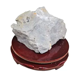 Herkimer Diamond Showpiece, 3.19 lb Natural Raw Crystal Specimen on Swivel Base Stand - New York Sourced