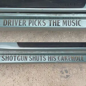 Supernatural Driver Shotgun Vinyl Car Decal