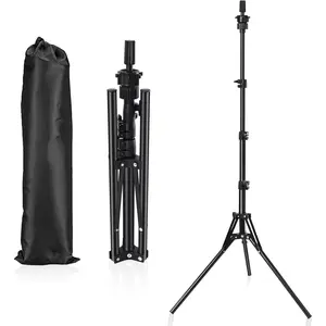 Mannequin  Stand, Adjustable Wig Stand, Reinforced Metal Mannequin  Stand for  Hairdressing