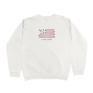 Lake Erie Rope & Anchor Crewneck