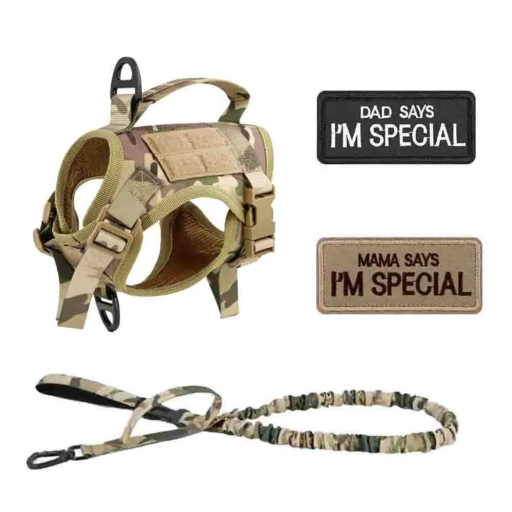 Camouflage Harness and Leash set