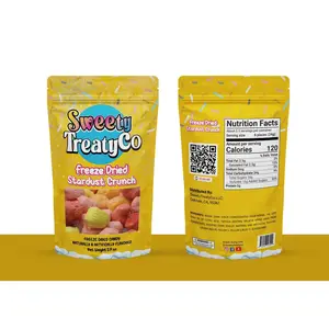 Sweet Treat Co Freeze Dried Stardust's Crunch Candies - Unique Flavor Experience & Versatile Snack Option - Delightful Crunch & Savor the Taste - Perfect for Various Occasions - Bonbon