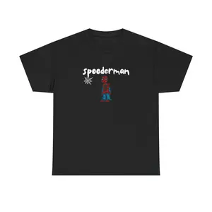 SpooderMan Tee, Graphic T-Shirt, Unisex Heavy Cotton Tee, Comic Book Hero Shirt, Superhero Fan Gift