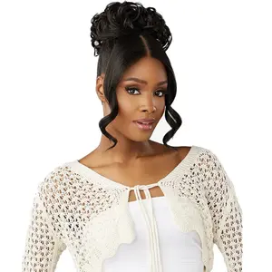 Sensationnel Lulu Bun HD Lace Parting Bang - UPDO UNIT 3