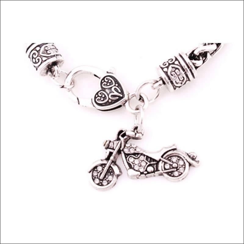 MOTORCYCLE CHARM BRACELET