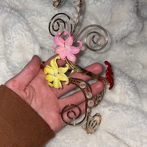 Vintage Shell Flower Jade Handmade Bracelet, Woven Open Arm Ring, Hanfu Photo Accessory, Elegant Women's Item