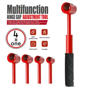 Upgrade Hinge Gap Adjustment Wrench Set, Door Hinge Tool, 4 Pcs Hinge Gap Adjuster, for Door Frame Alignment