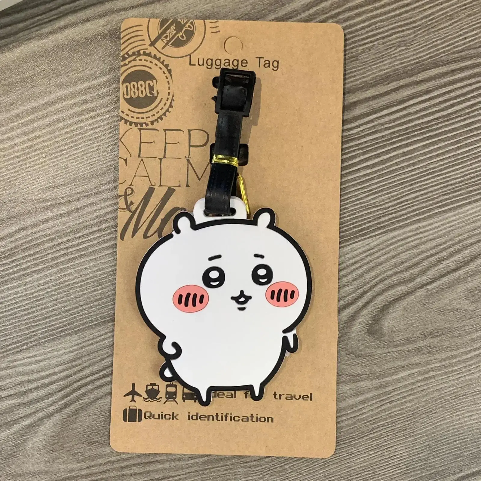 Kawaii chiikawa hachiware luggage tag cute luggage tag cartoon suitcase ID card address clip luggage boarding portable gift