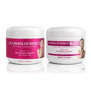 VIRAL New Image - New Size!  La Crema de Rebeca Skincare Duo – Regular & Master Cream Bundle | Hydrating Formula + Collagen Night Cream | Smooth, Nourish & Revitalize Skin | Made in Mexico