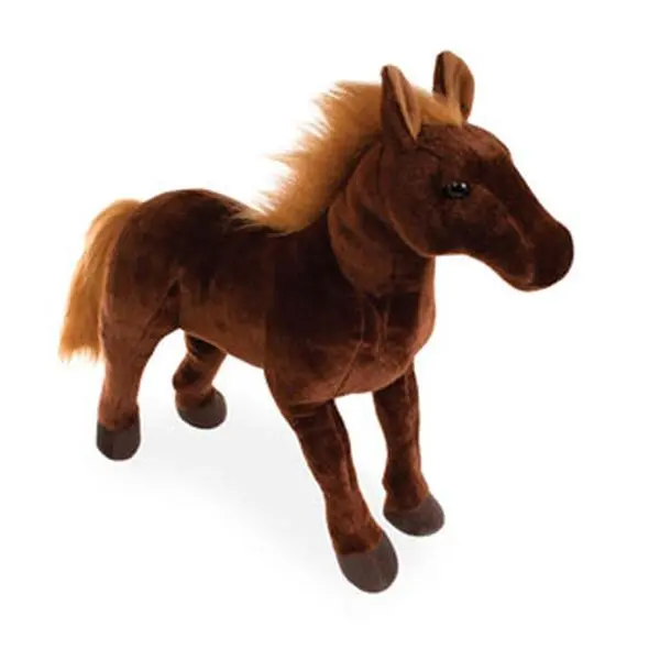 Real Planet™ Brown Horse Realistic Plush Stuffed Animal