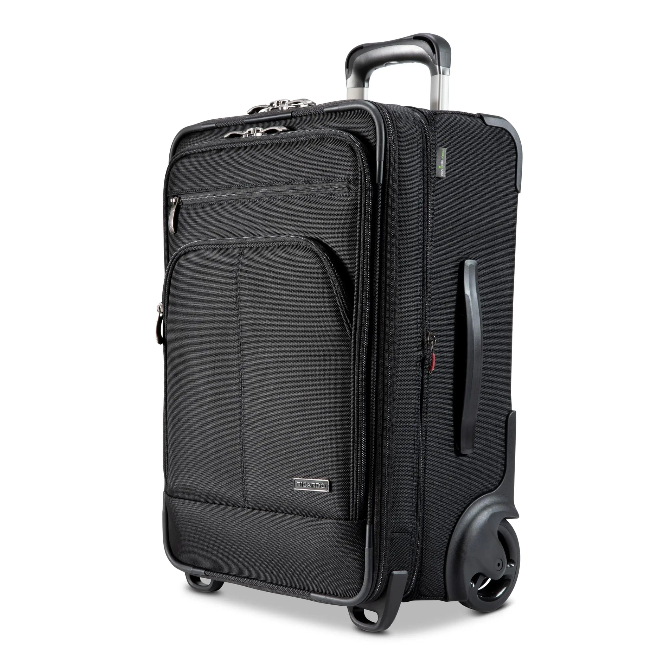 Ricardo Beverly Hills Flight Essentials Softside Expandable Carry-On Travel Luggage with Wheels, 22-Inch