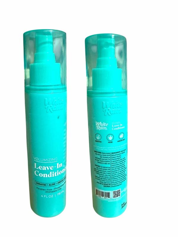 3-pc volumizing/frizz white rain shampoo,conditioner, and leave-in Set for Haircare