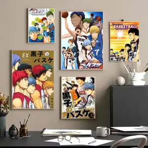 Japanese Anime K-Kuroko N-No B-Basket Poster HD Sticky Waterproof Wall Art | High Quality Print Aesthetic Home Living Bedroom Bathroom hallway Decor Trendy Room Decoration | Multiple Size Options Available