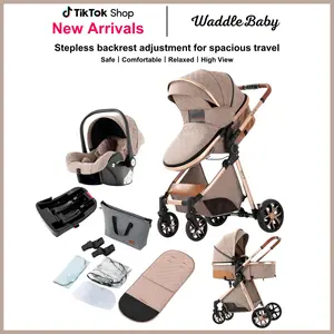 [Weekly Picks] AOBTKEL,Baby stroller,dealsforyoudays,4-in-1 Portable & Foldable Youngsters Stroller with Sun,High & Quality & Lightweight Travel Stroller For Babies Outdoorfun,Adjustable Stroller And Accessories Combo Set, One Click Folding.