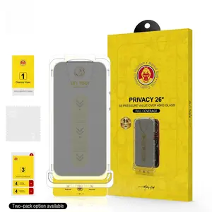 For iPhone 17 Pro Max Anti-Spy Phone Film, Dust-Free Storage, Single Piece, Protective Screen Protector, Clear & Durable