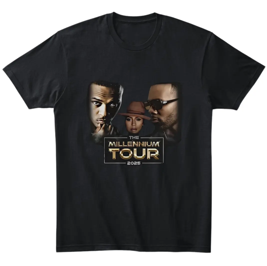 Millennium Tour 2025 Halfto.ne Only for Black T-shirt, Millennium FC shirt, Concert Tshirt, Millennium 2025 Tour Fan, All Size, All Color, For All