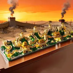 China Great Wall Building Blocks Set, Creative 3D Puzzle for Teens, Educational and Challenging, Ideal Gift for Family and Friends