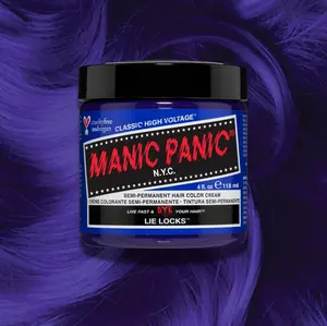 Lie Locks® - Classic High Voltage® Cool Medium Indigo Purple Blue Semi-Permanent Hair Dye