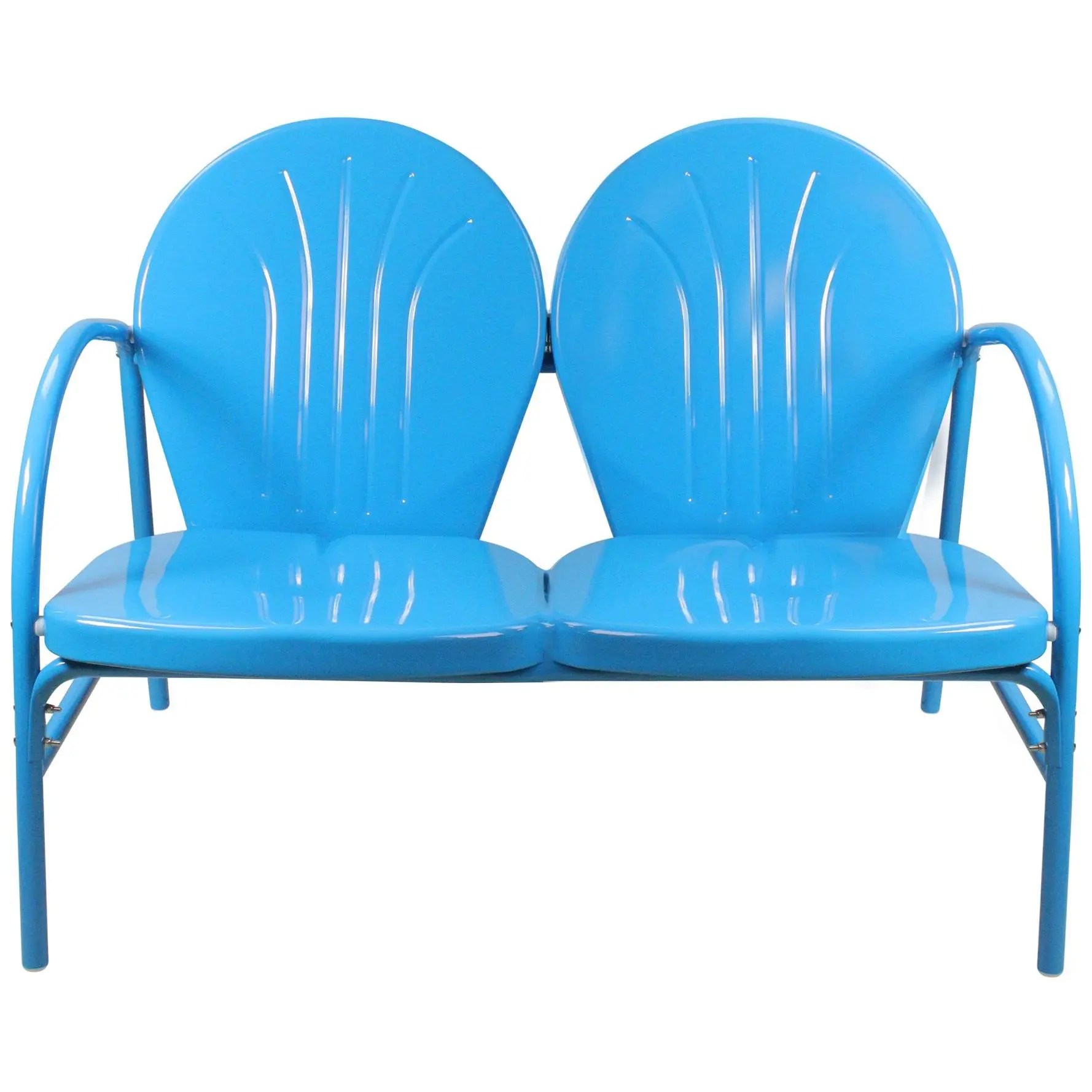 Northlight 47" Outdoor Retro Tulip Loveseat