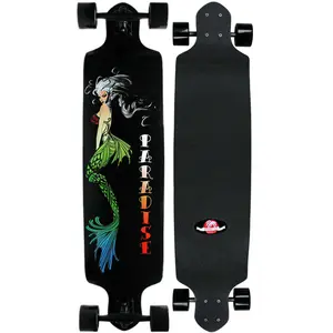 Paradise Longboard 9.75" x 41.25" Drop Down Mermaid Complete