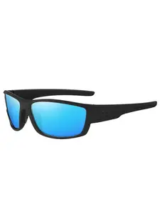 New Unisex Fashion Square Polarized Sunglasses, Outdoor Sports Driving Cycling Color-Changing Night Vision Glasses