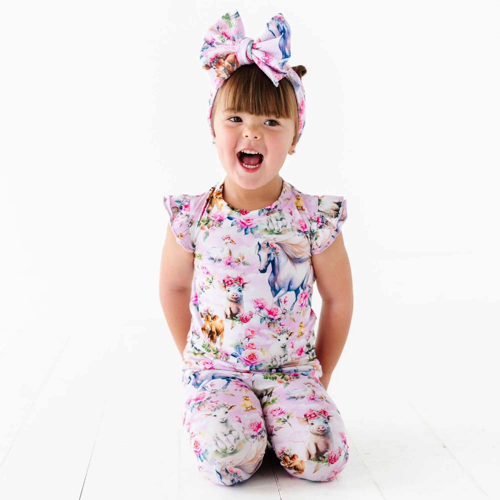 Hay Girl, Hay Two-Piece Pajama Set