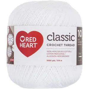 Classic Crochet, Thread White Size 10