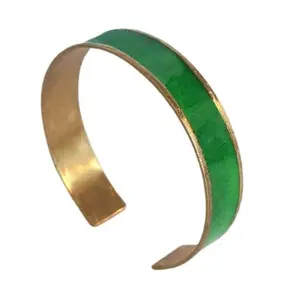 Chalk Green Slim Cuff Bracelet