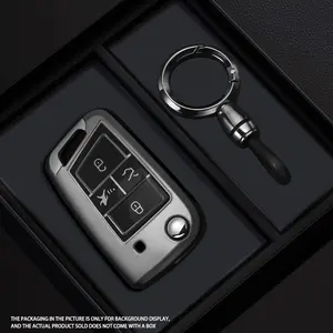 4 Button Warrior Style Tpu Car Key Case Cover for Vw Golf 7 Mk7 Tiguan Mk2 Seat Ateca Leon Ibiza Skoda Octavia Fob, Durable and Stylish Protection for Your Car Key