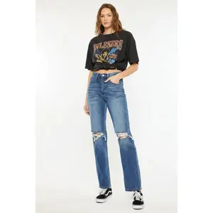 Kancan Ultra High Rise 90's Boyfriend Jeans