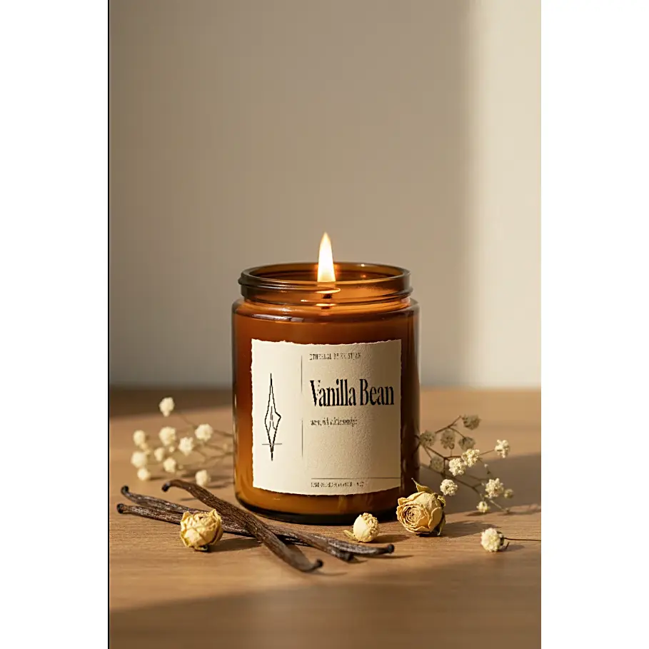 Vanilla Bean Hand-Poured Soy Candle