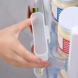 Kitchen Refrigerator Storage Box, Adjustable Kitchen Refrigerator Storage Rack, Fridge Freezer Shelf Holder Organizer, Home Organizer