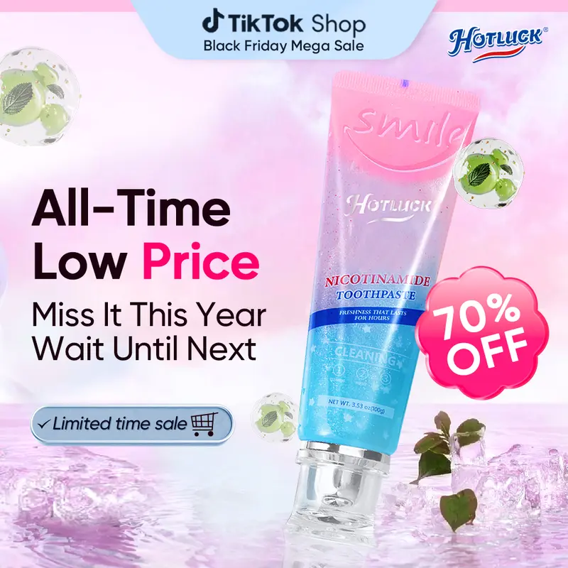 Hotluck Niacinamide Whitening Toothpaste 【Tripel Whitening】 Mint Oral Mint Oral