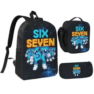 This stylish backpack features a design inspired by 67 emoji stickers, making it perfect for students, professionals, and travelers—ideal for school, work, or leisure.